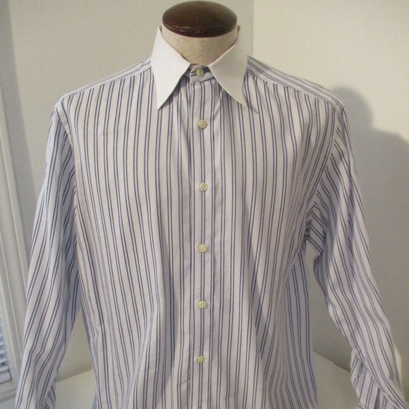 Robert Graham Other - Robert Graham Money Bags Paisley Stripe Shirt L